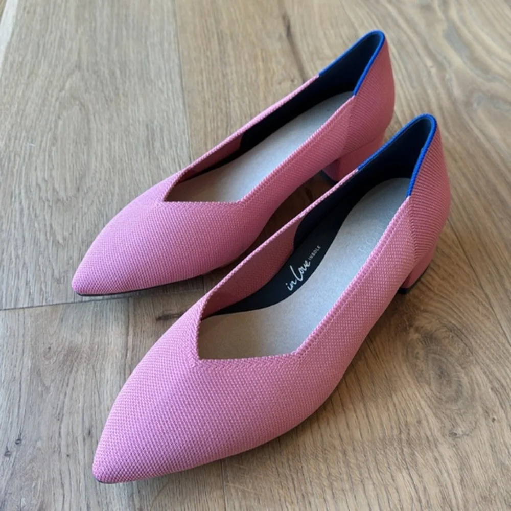 Rothy's The High Point Shoes in Tulip Pink, Size 10.5 US, NWOT - Picture 6 of 9